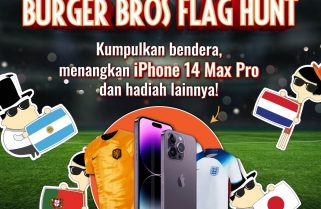 Undian Burger Bros Berhadiah iPhone 14 Pro Max