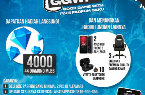 Undian Axe Parfum Saku Berhadiah ASUS ROG Phone 5 Dan Kursi Gaming